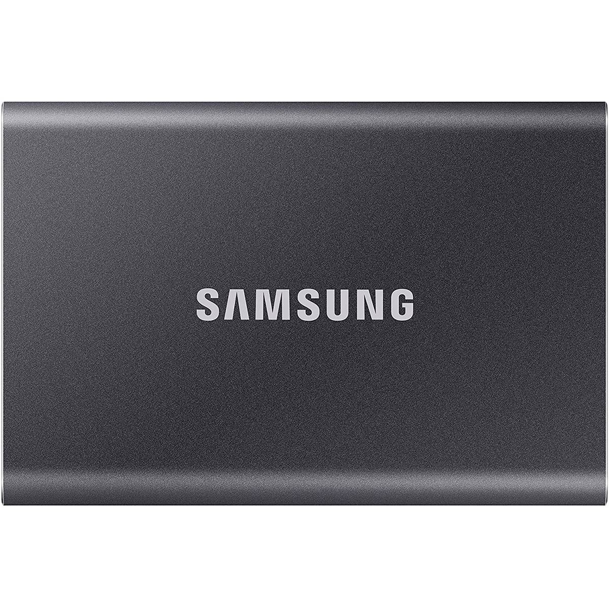 Disco SSD Portátil SAMSUNG T7 MU-PC2T0T 2TB Encriptado AES 256-bits USB 3.2 Gen 2 USB-C Cinzento Titã