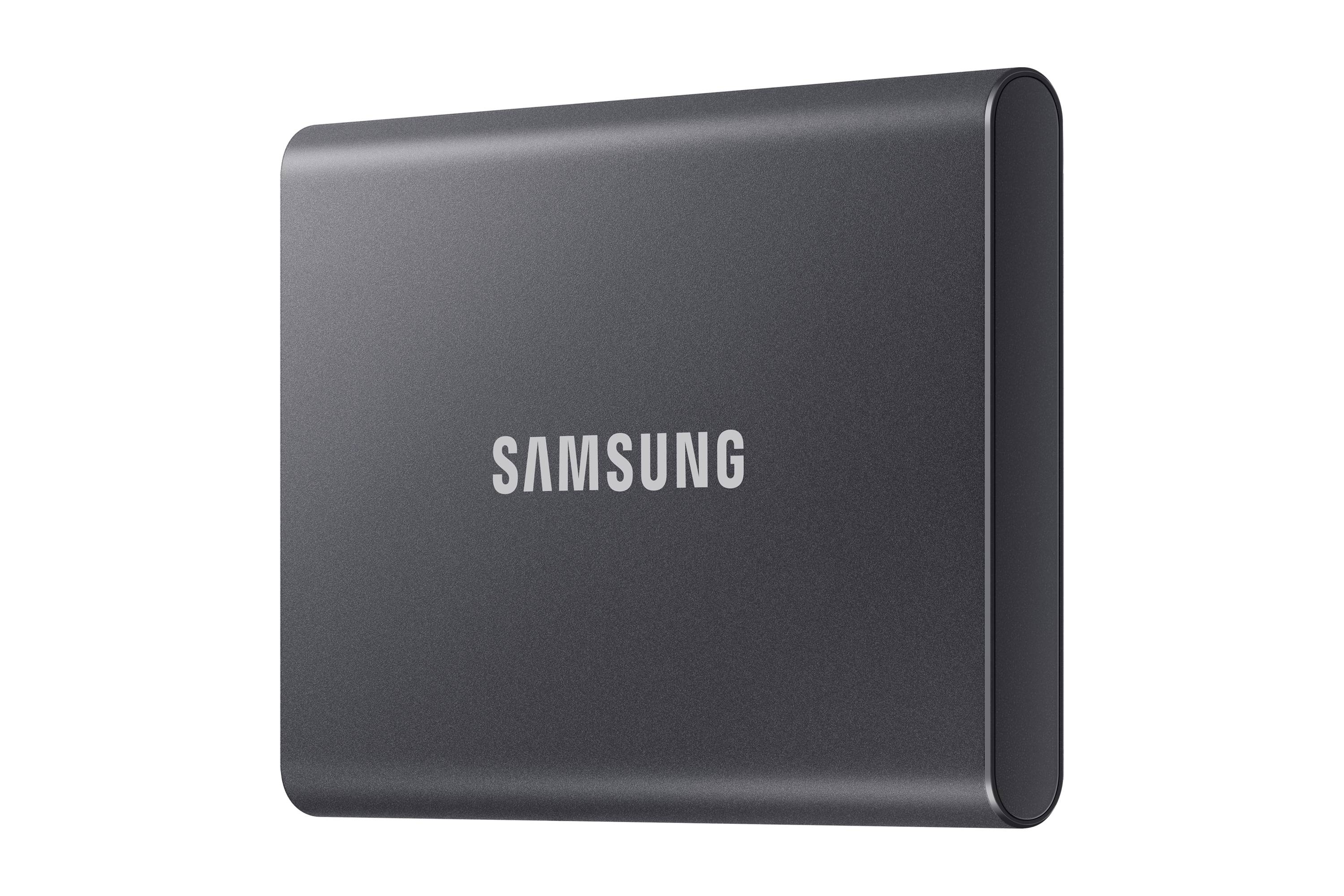 Disco SSD Portátil SAMSUNG T7 MU-PC2T0T 2TB Encriptado AES 256-bits USB 3.2 Gen 2 USB-C Cinzento Titã - Imagem 5