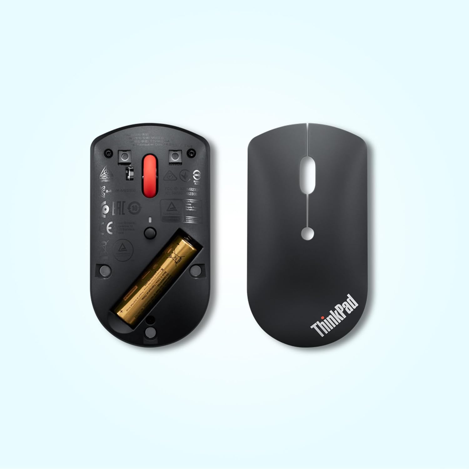 Rato Lenovo ThinkPad Silent Bluetooth Ambidestro Preto - Imagem 4