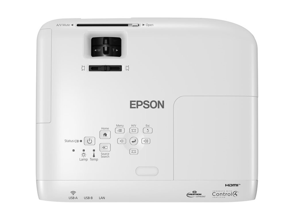 Projetor Epson EB-W49 Portátil WXGA 3800 Lumens Branco - Imagem 3
