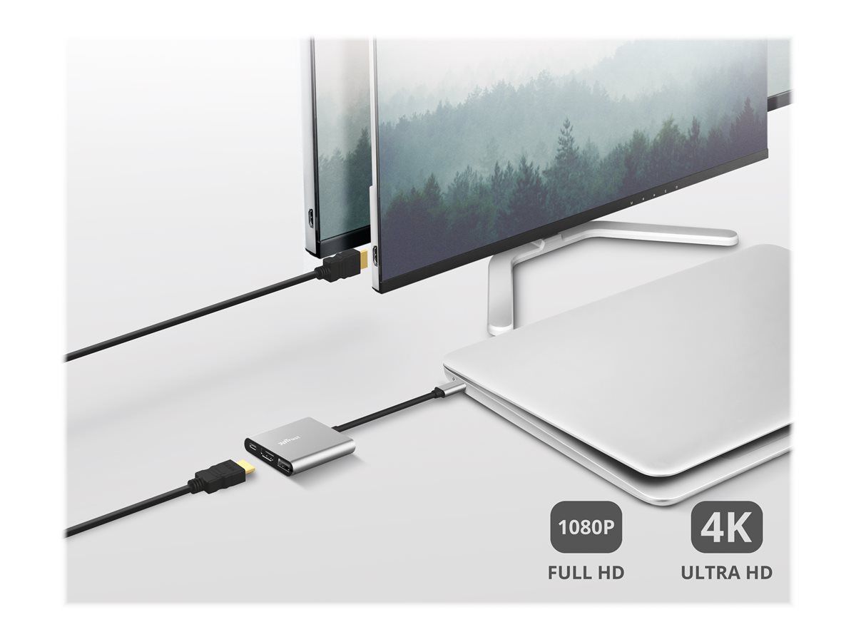 Adaptador Hub Trust Dalyx USB-C 3-em-1 HDMI - Imagem 10