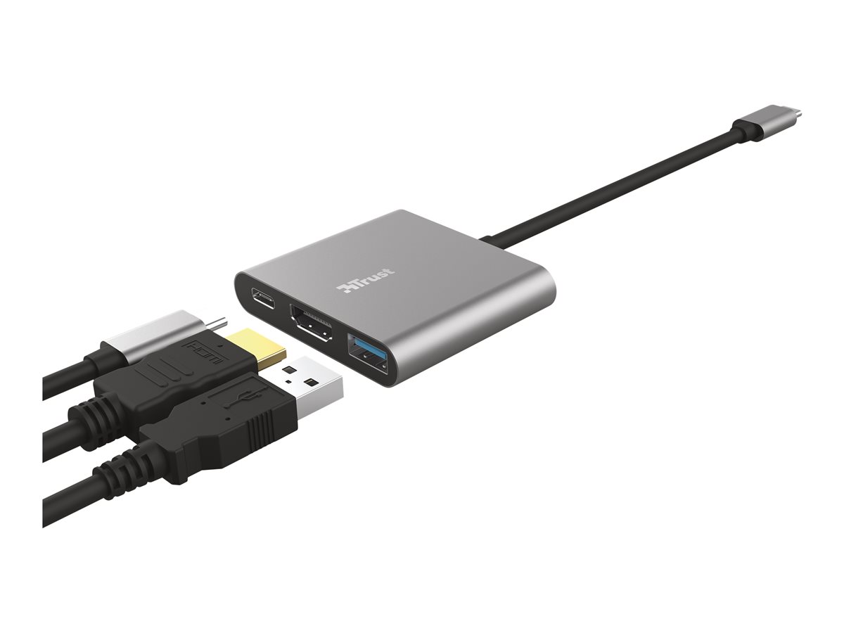 Adaptador Hub Trust Dalyx USB-C 3-em-1 HDMI - Imagem 6