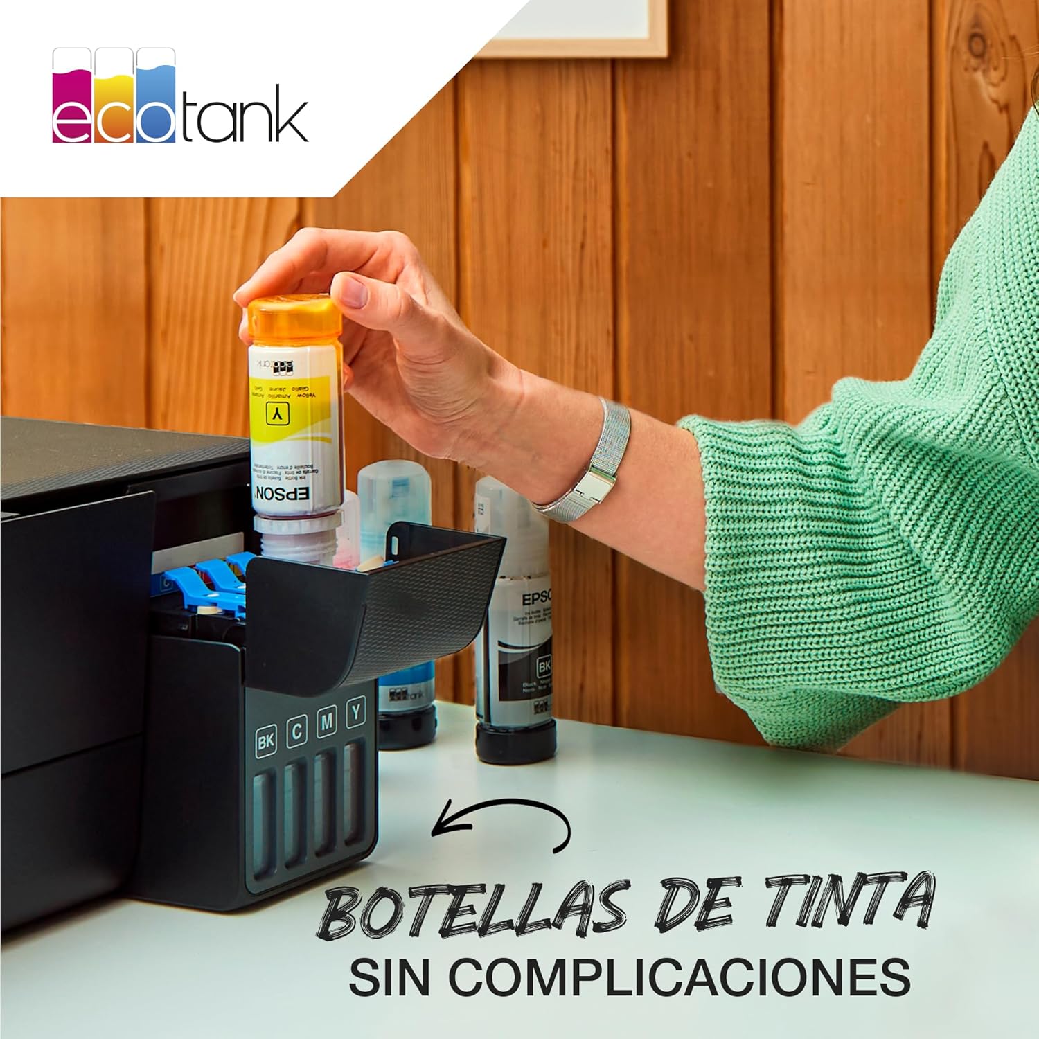 Garrafa de Tinta Epson 103 Amarelo 65 ml Original - Imagem 5