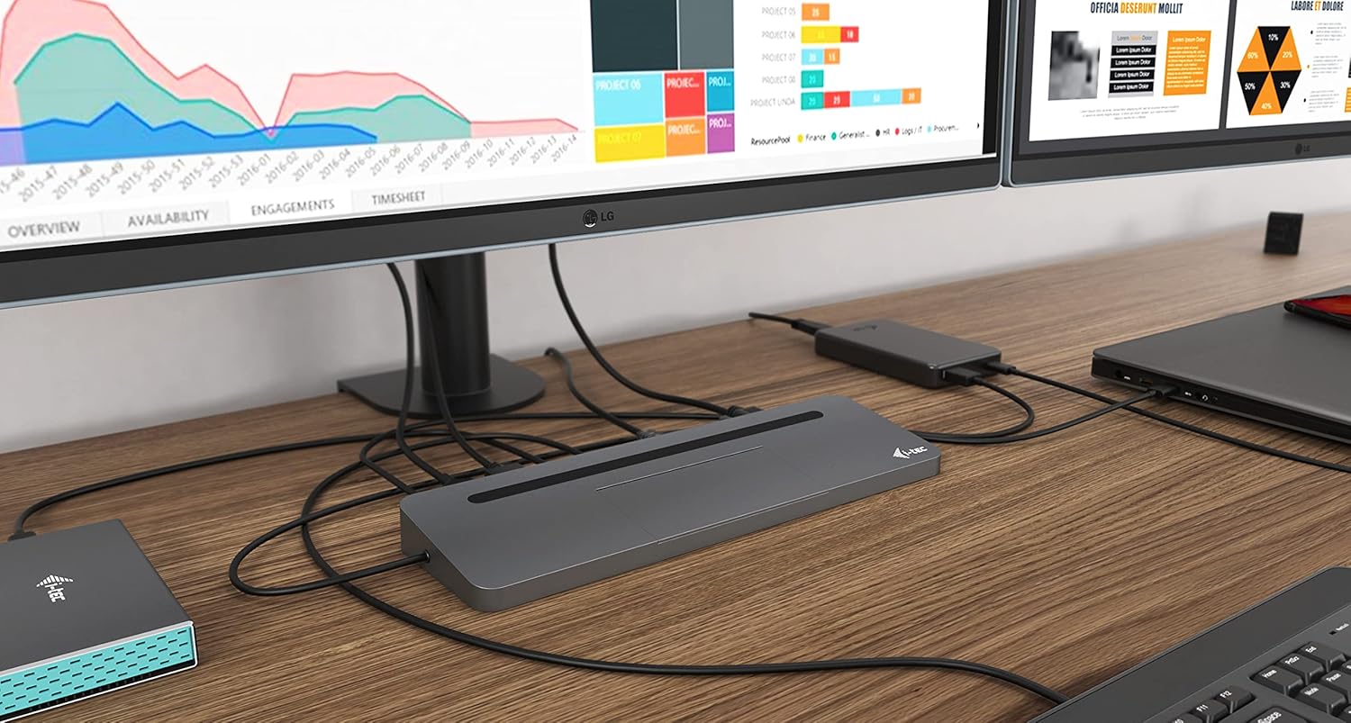 Docking Station i-Tec USB C TB3 4K Triplo Ecrã Metálica Ergonómica PD Gigabit - Imagem 8