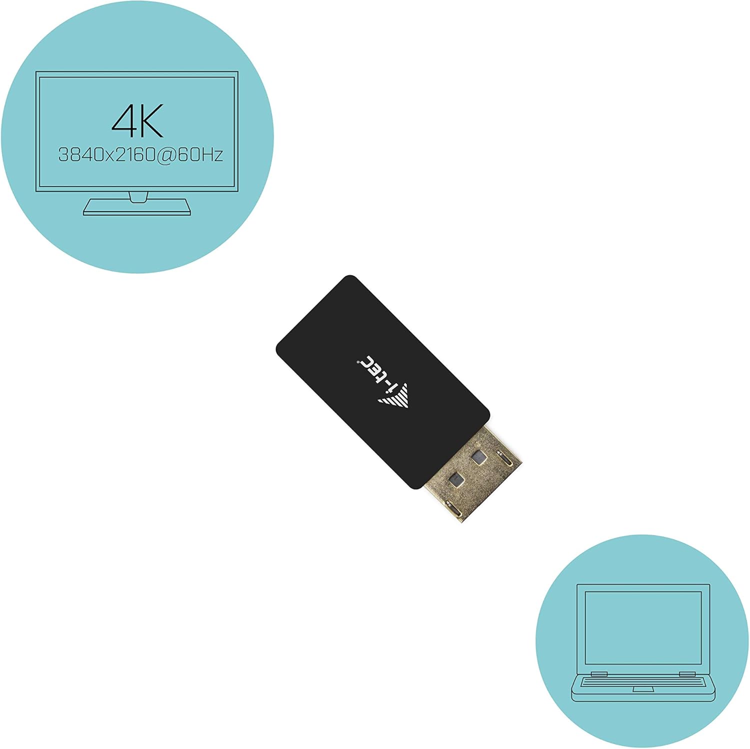 Adaptador iTec DisplayPort HDMI 4K - Imagem 3