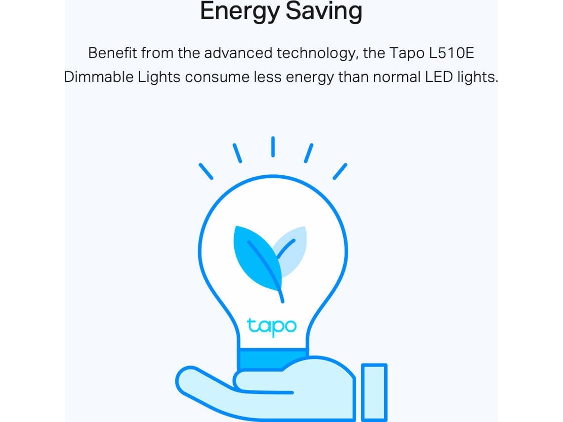 Lâmpada LED Tapo L510E E27 8.7W 2700K - Imagem 12