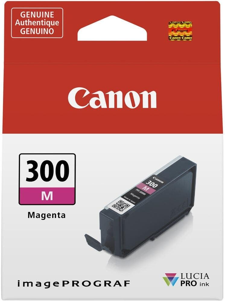Tinteiro Canon PFI-300 M Magenta Original para imagePROGRAF PRO-300