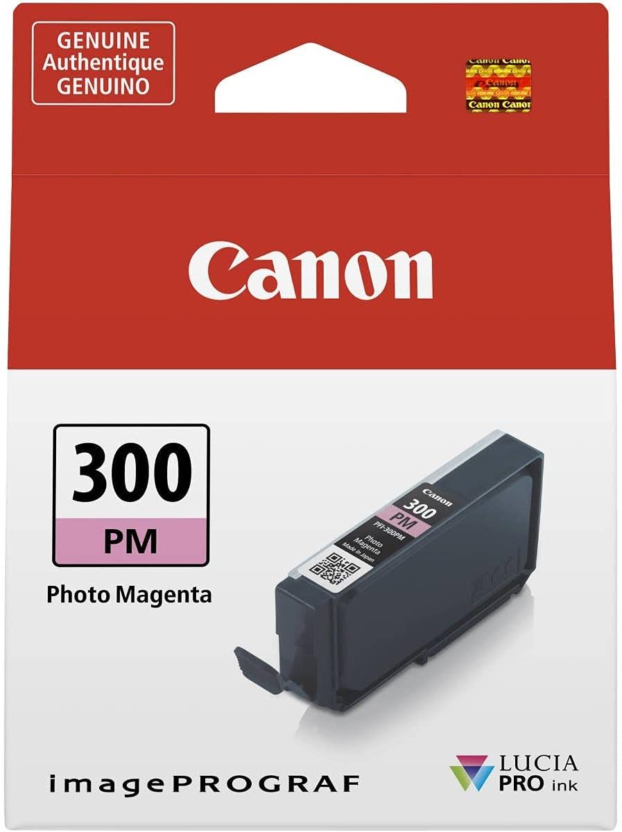 Tinteiro Canon PFI-300 PM Photo Magenta Original para imagePROGRAF PRO-300 - Imagem 2