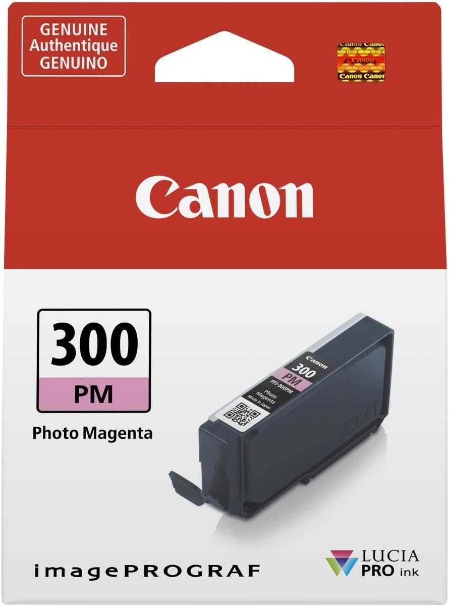 Tinteiro Canon PFI-300 PM Photo Magenta Original para imagePROGRAF PRO-300