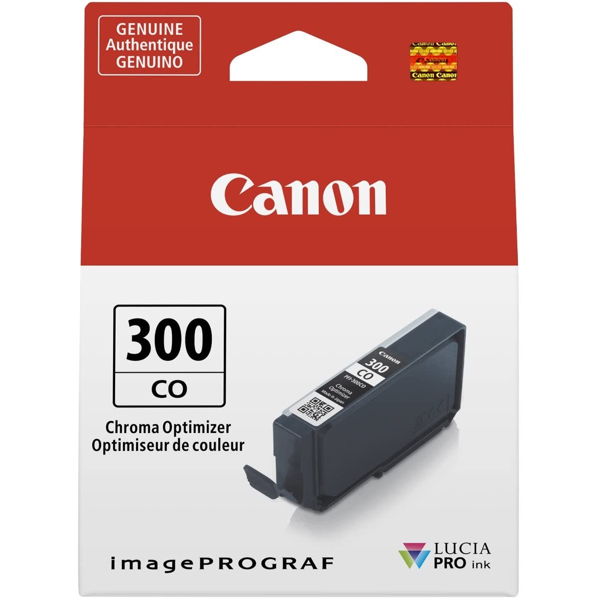 Tanque de Tinta Canon PFI-300 CO Optimizador Cromático Original para imagePROGRAF PRO-300