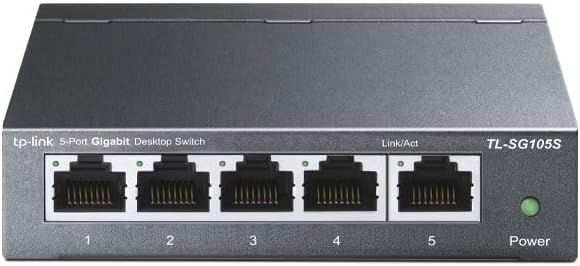 Switch TP-Link TL-SG105S 5 Portas Gigabit Desktop