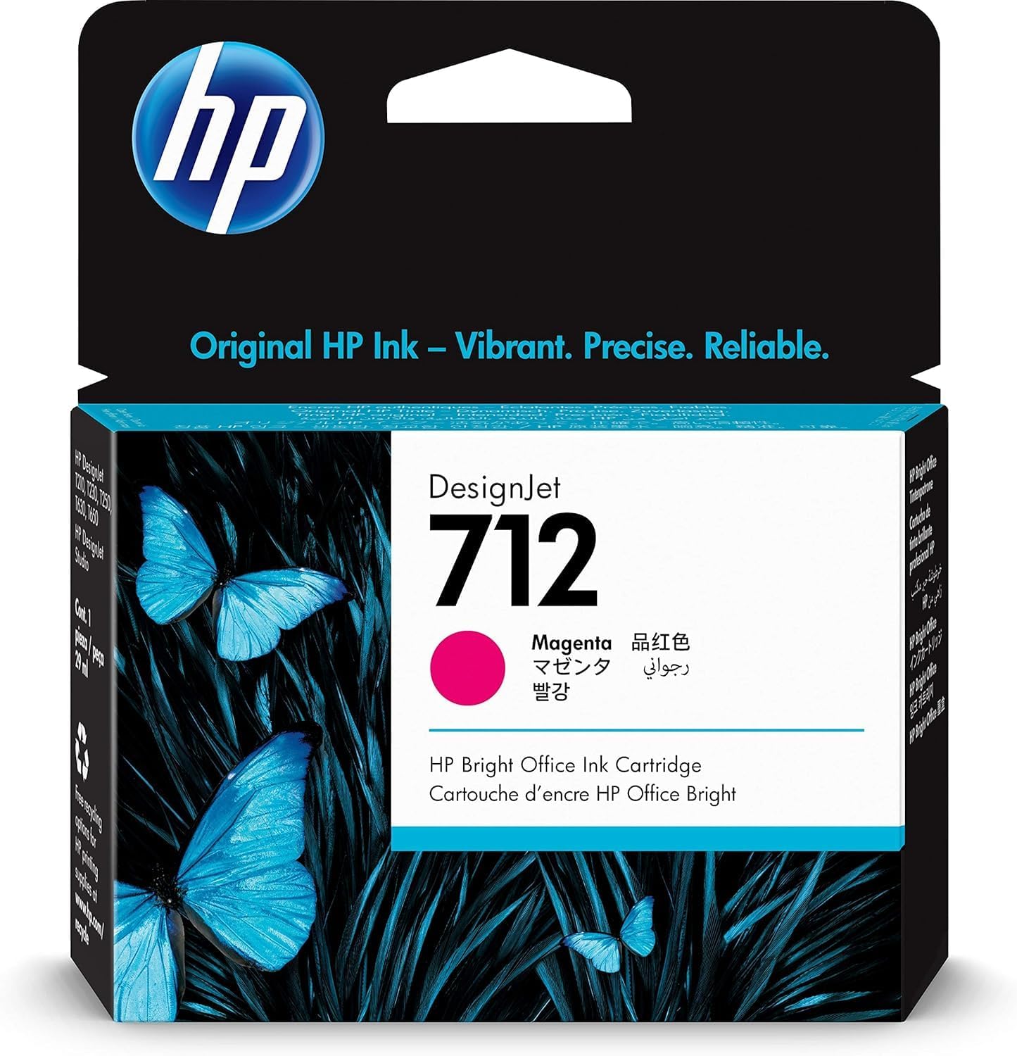 Tinteiro HP 712 Magenta 29 ml Original