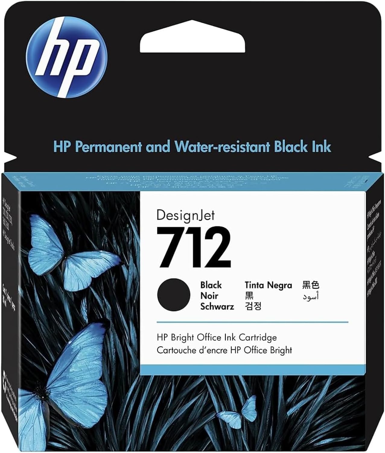 Tinteiro HP DesignJet 712 Preto 80ml Original