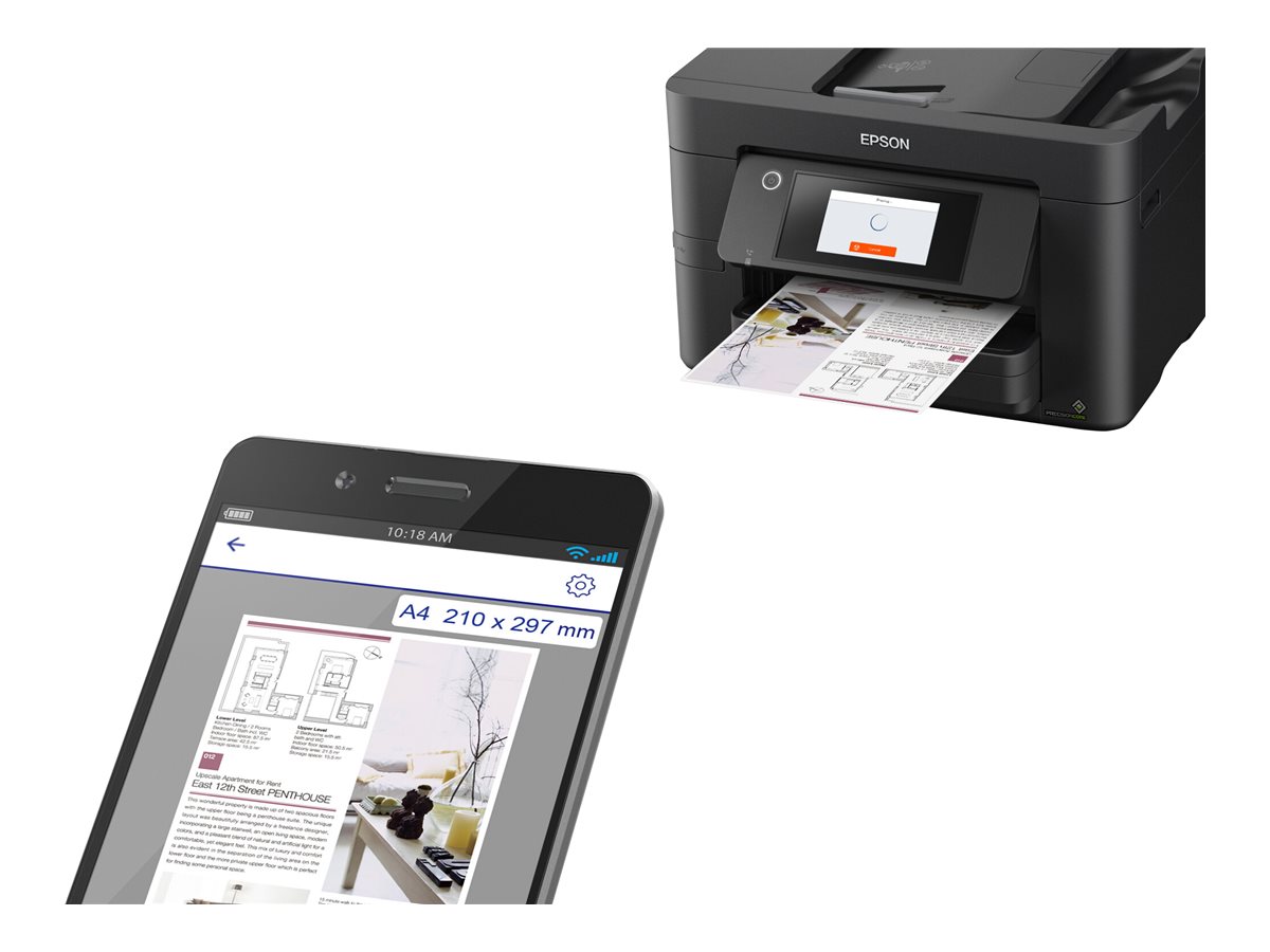 Impressora Multifunções Epson WF-4820DWF Jato Tinta Cor A4 Wi-Fi - Imagem 5
