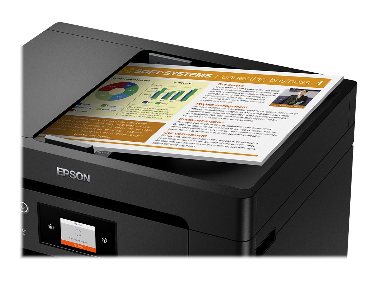 Impressora Multifunções Epson WF-7830DTWF A3 Jacto Tinta Wi-Fi