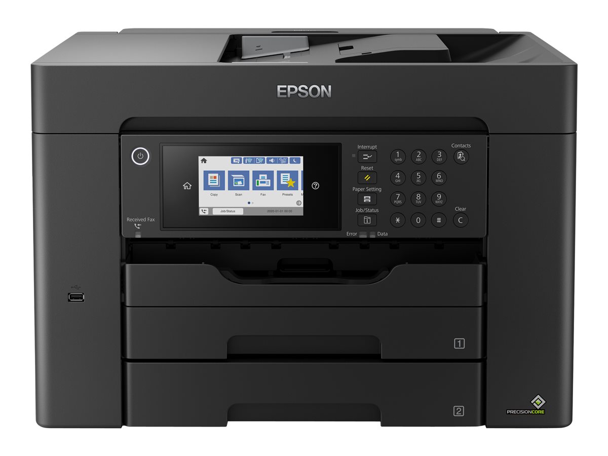 Multifunções Epson WorkForce WF-7840DTWF Jacto Tinta A3 WiFi
