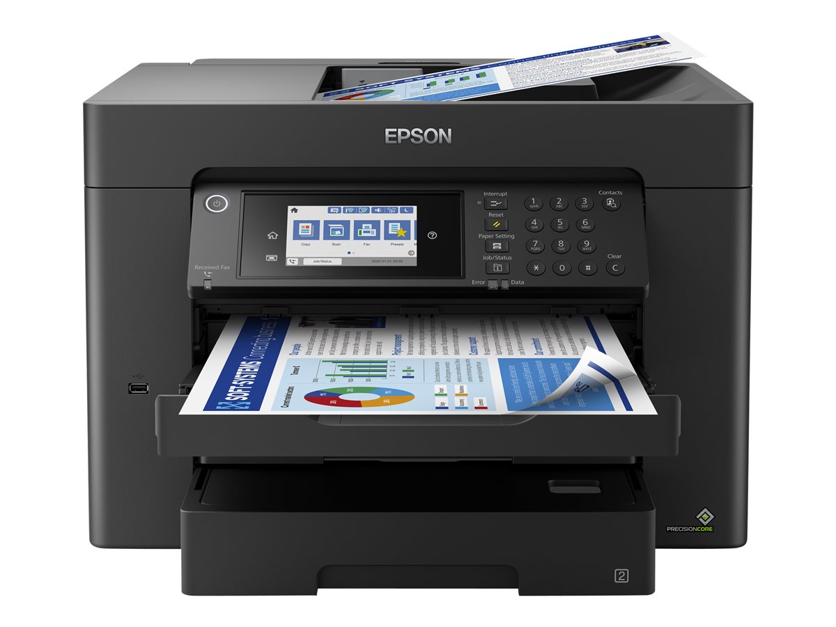 Multifunções Epson WorkForce WF-7840DTWF Jacto Tinta A3 WiFi - Imagem 3