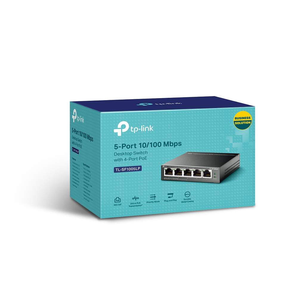 Switch TP-Link TL-SF1005LP 5 Portas 4 PoE Não Gerido - Imagem 8