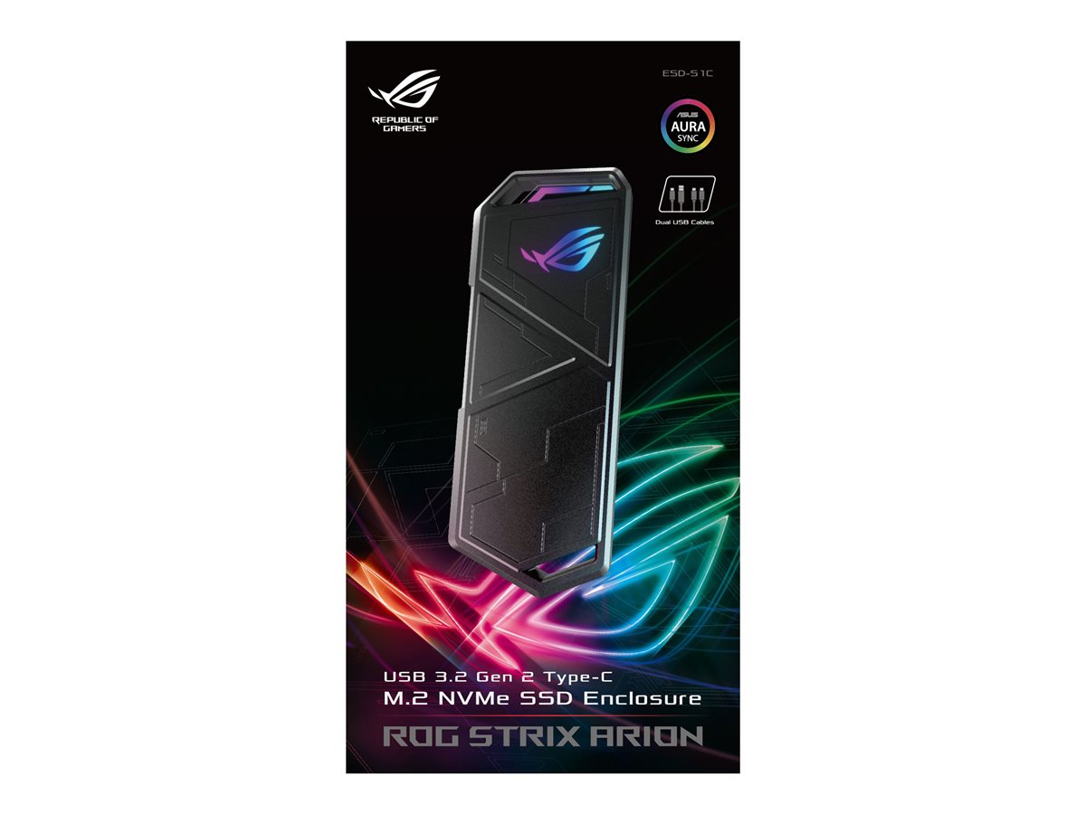 Caixa Externa M.2 NVMe ASUS ROG Strix Arion Preto - Imagem 4