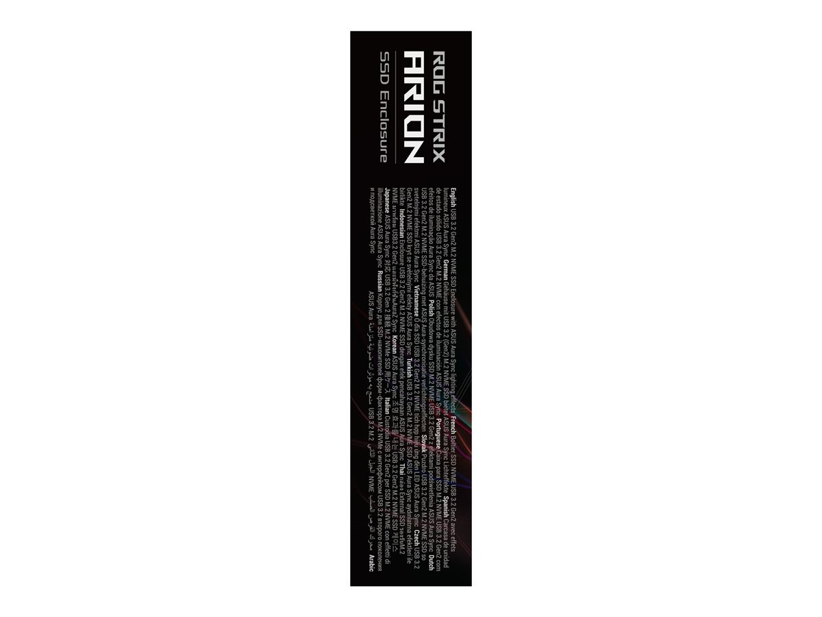 Caixa Externa M.2 NVMe ASUS ROG Strix Arion Preto - Imagem 5