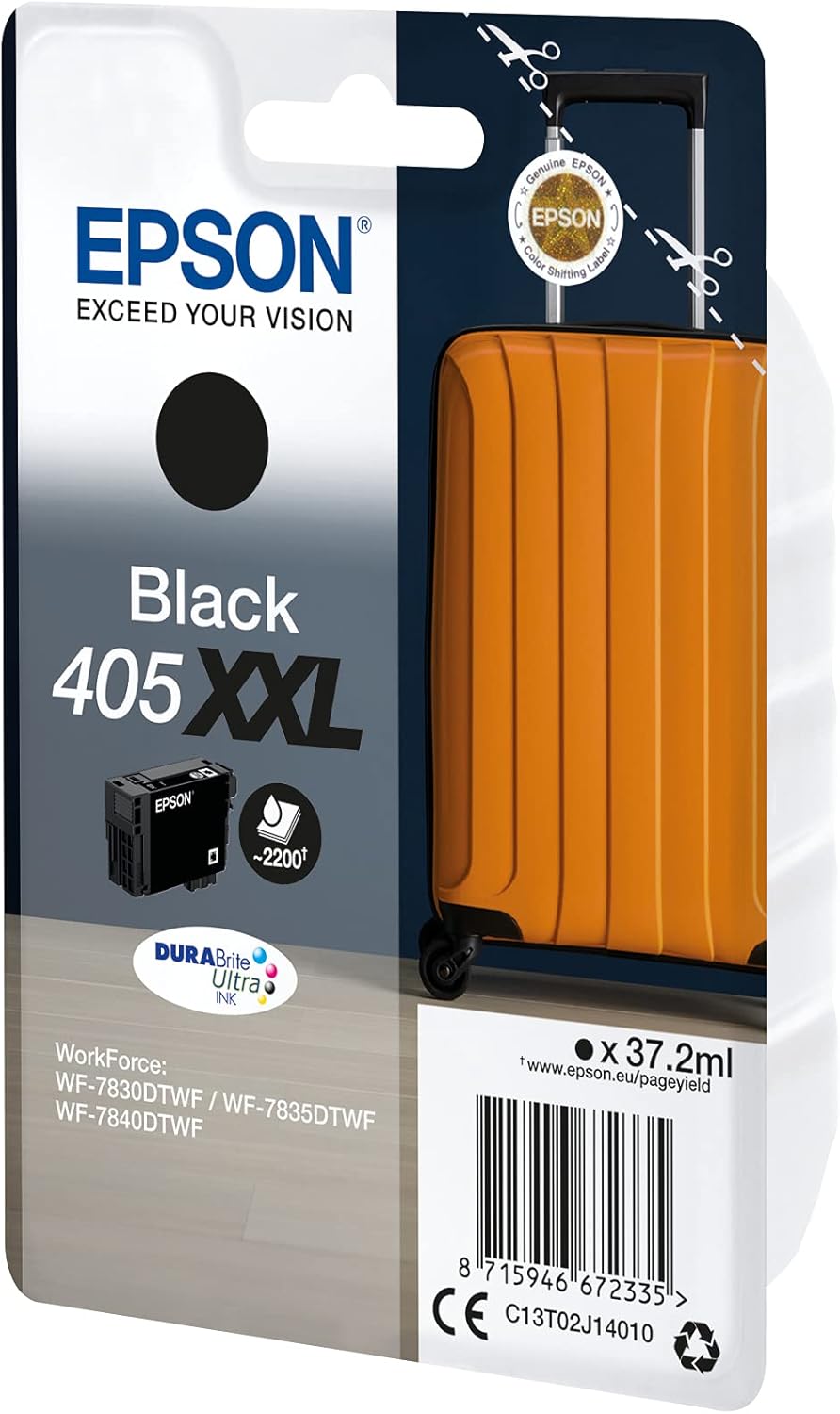 Tinteiro Epson 405XXL Preto XXL 37.2 ml - Imagem 2