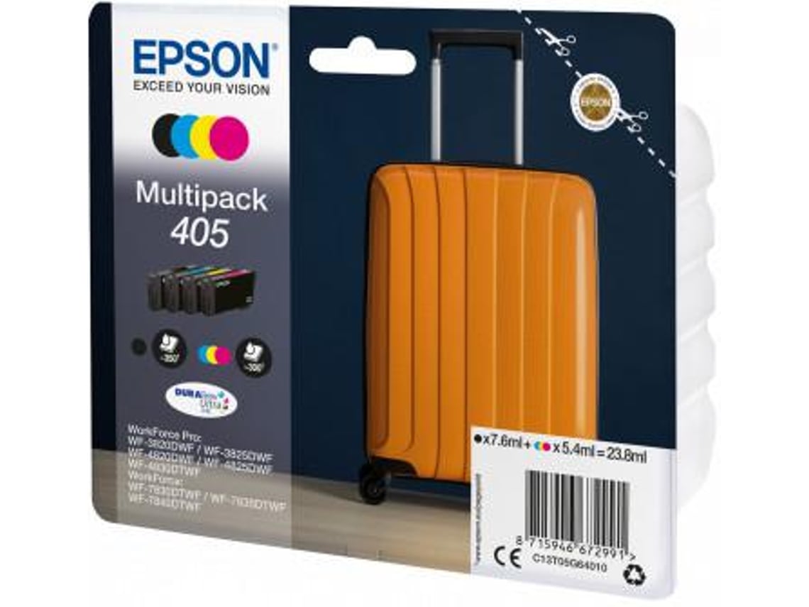 Tinteiro Epson 405 Pack 4 Cores Original - Imagem 3