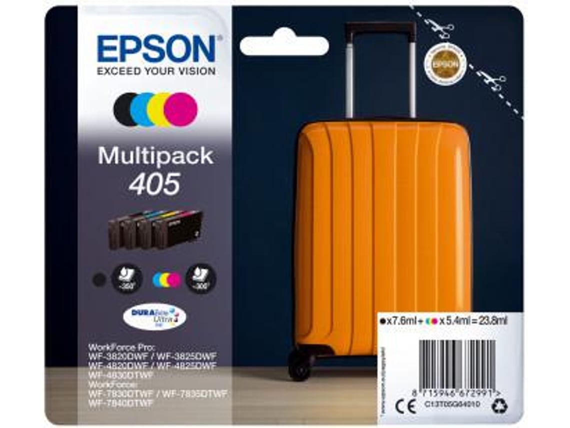 Tinteiro Epson 405 Pack 4 Cores Original - Imagem 4