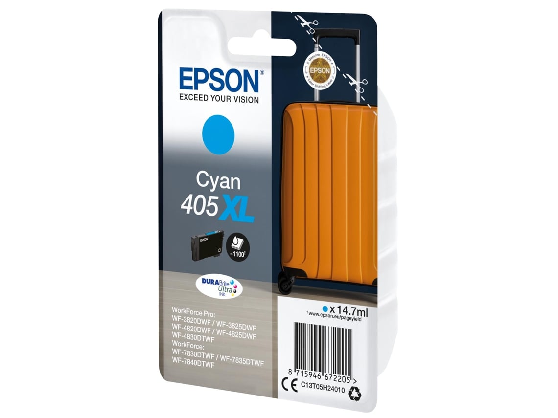 Tinteiro Epson 405XL Ciano