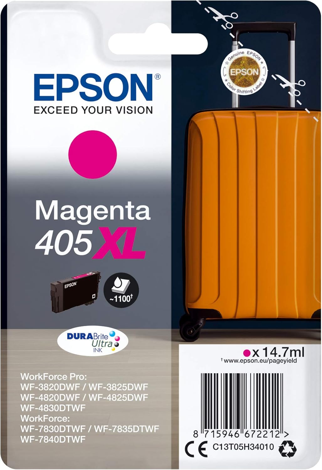 Tinteiro Original Epson 405XL XL Magenta
