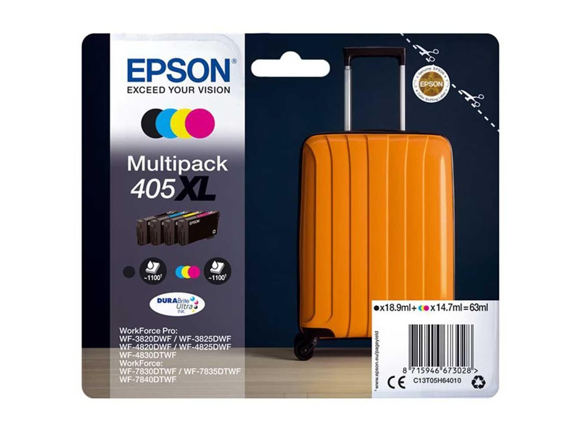 Tinteiro Epson 405XL Multipack Quatro Cores XL - Imagem 3