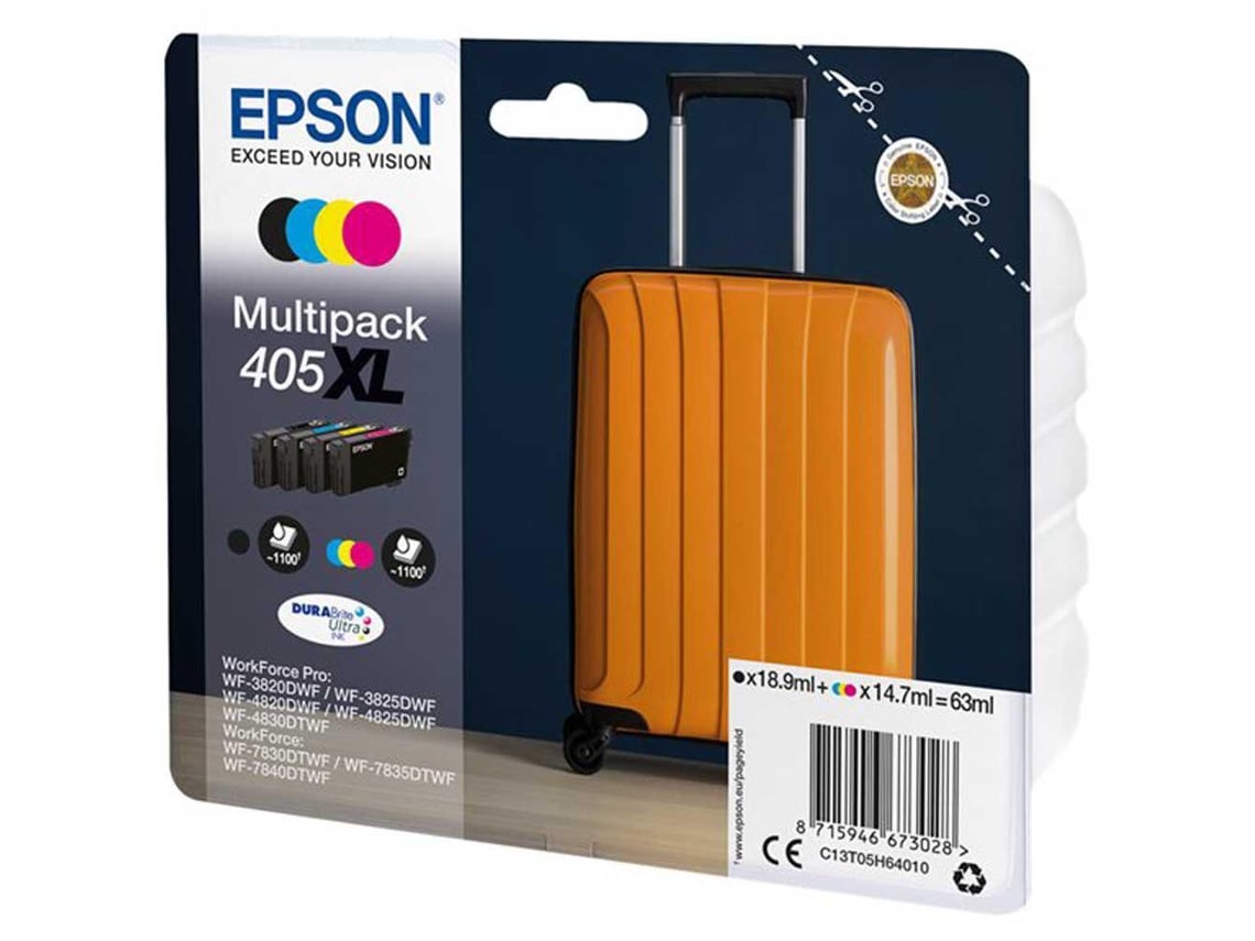 Tinteiro Epson 405XL Multipack Quatro Cores XL