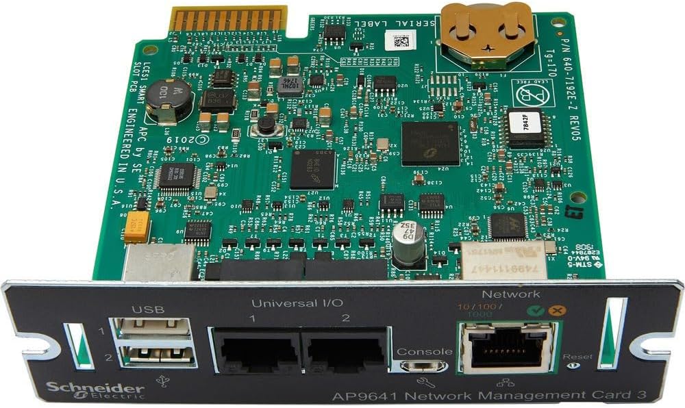 Placa de Gestão APC NMC 3 PowerChute Monitorização Ambiental