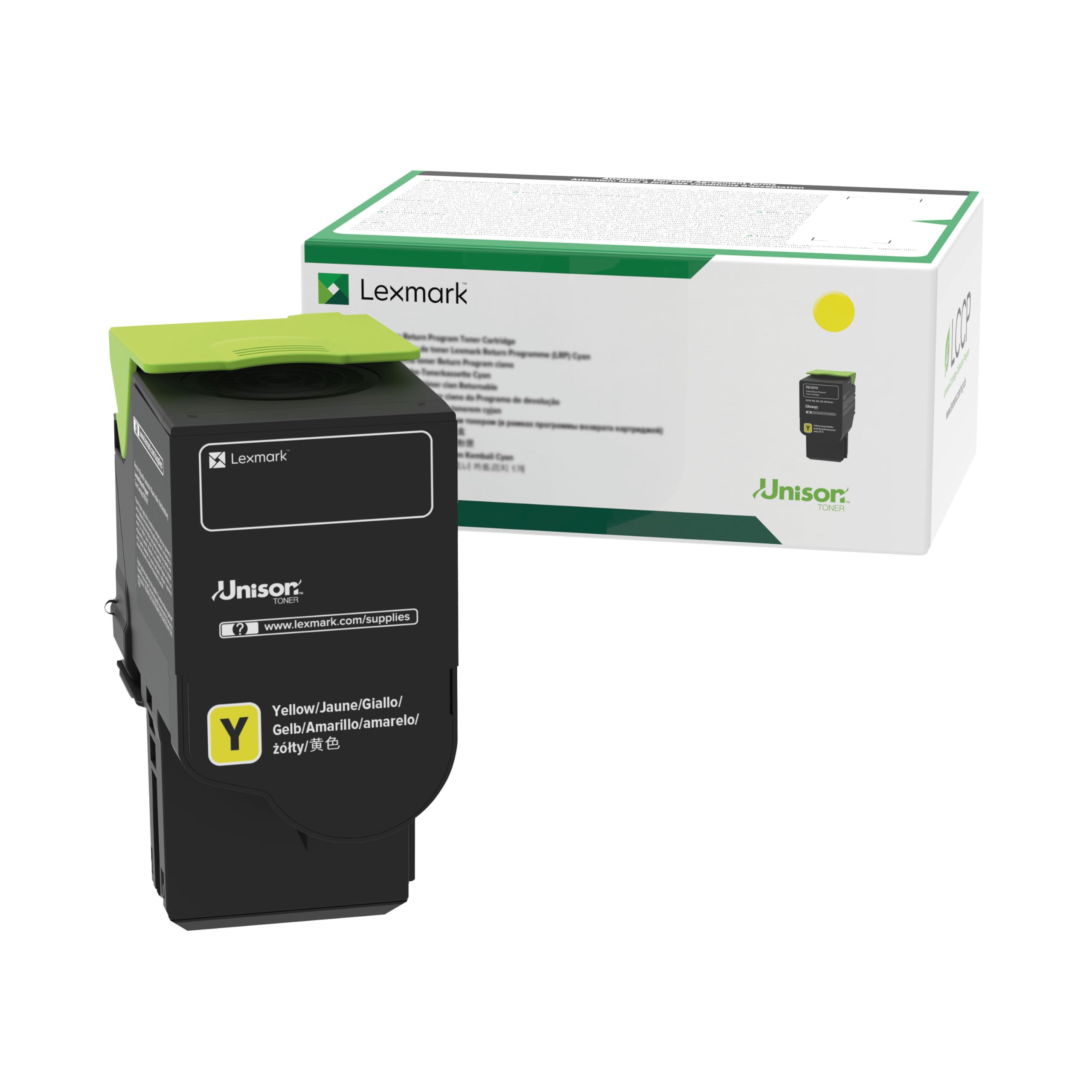 Cartucho Toner Lexmark Amarelo Extra Capacidade Original - Imagem 1