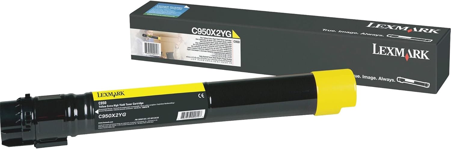 Cartucho Toner Lexmark C950 Amarelo Original Alto Rendimento - Imagem 4