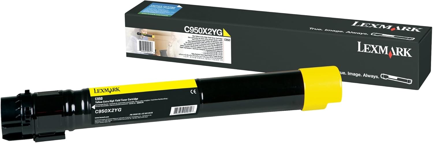 Cartucho Toner Lexmark C950 Amarelo Original Alto Rendimento - Imagem 3