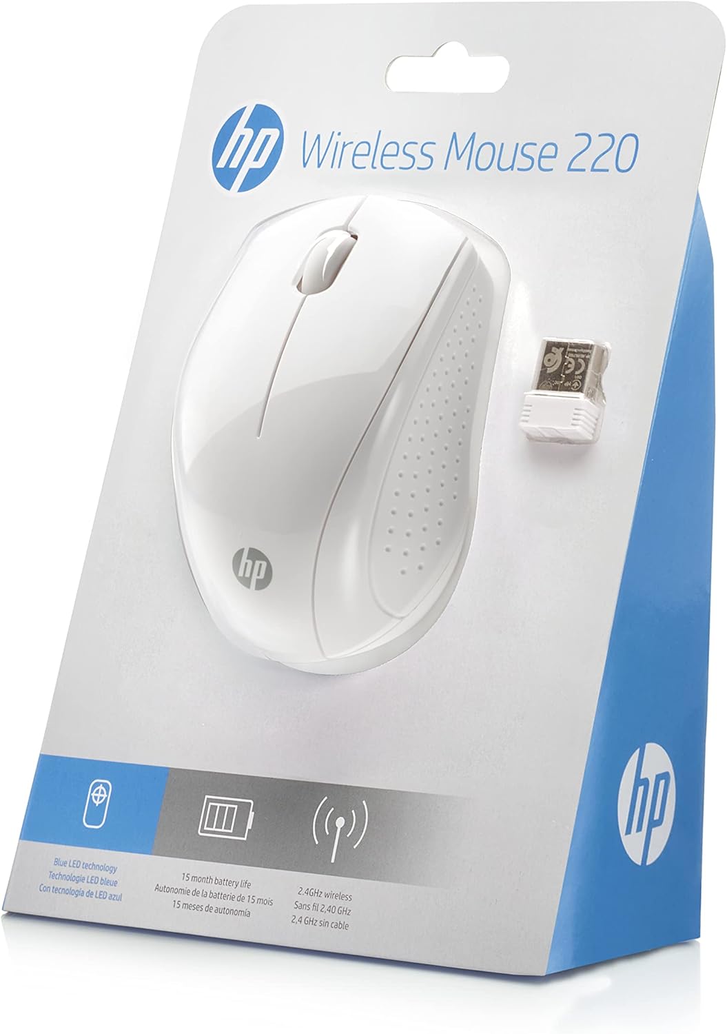 Rato HP 220 Sem Fios Branco Neve - Imagem 7