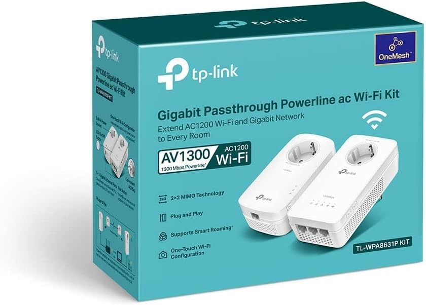 Kit Powerline TP-LINK AV1300 1300Mbps Dual Band Wi-Fi Gigabit Tomada - Imagem 8