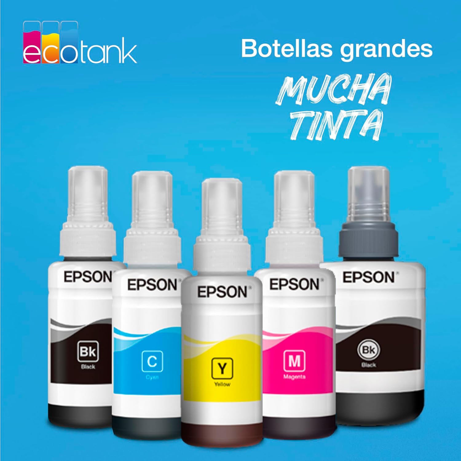 Garrafas Tinta Epson EcoTank 664 Pack 4 Cores Original - Imagem 2
