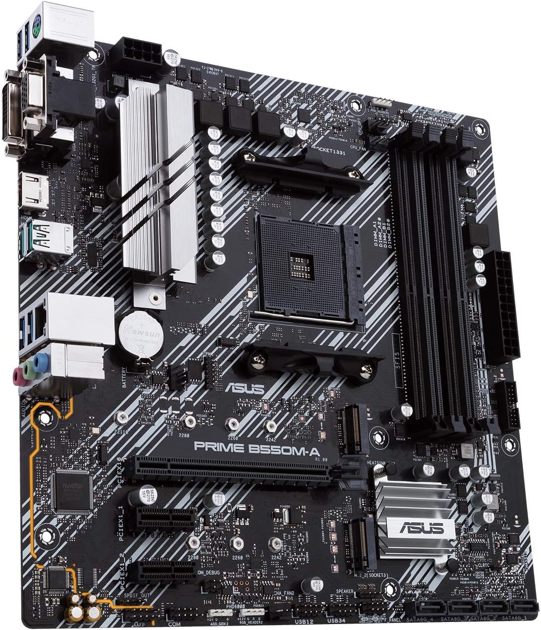 Motherboard ASUS PRIME B550M-A/CSM Micro ATX Socket AM4 AMD B550 M.2 PCIe 4.0 USB 3.2 Gen 2 - Imagem 5