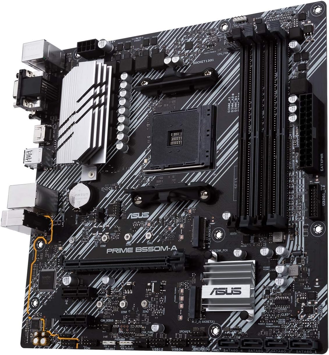 Motherboard ASUS PRIME B550M-A/CSM Micro ATX Socket AM4 AMD B550 M.2 PCIe 4.0 USB 3.2 Gen 2 - Imagem 6