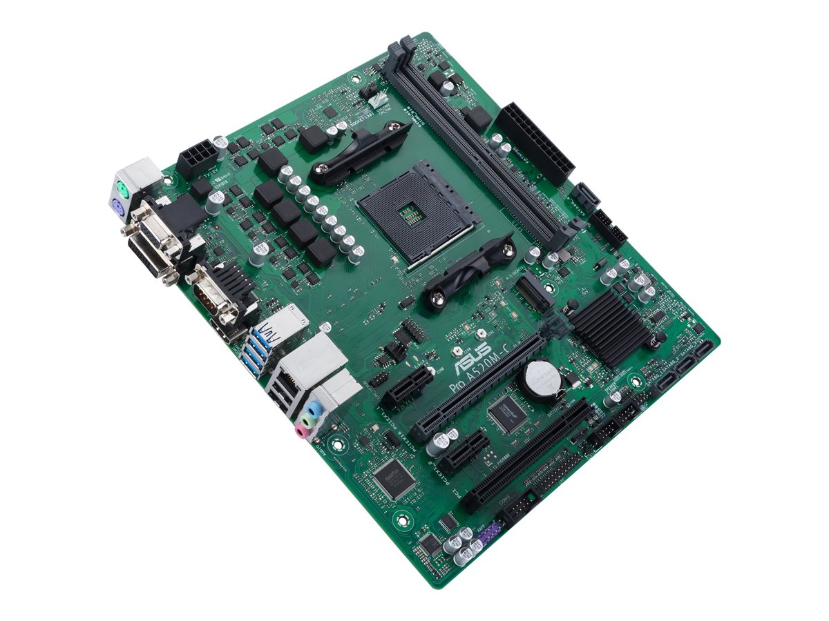 Motherboard ASUS Pro A520M-C/CSM Micro ATX Socket AM4 Chipset AMD A520 M.2 USB 3.2 Gen 1 - Imagem 6