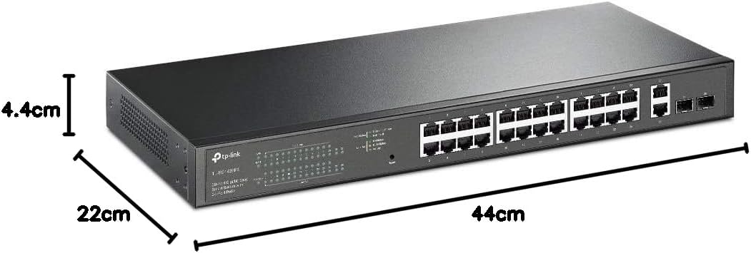 Switch Inteligente TP-Link TL-SG1428PE 24 Portas PoE+ 250W - Imagem 8