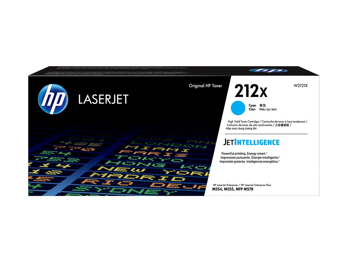 Toner HP 212X Cyan Alto Rendimento