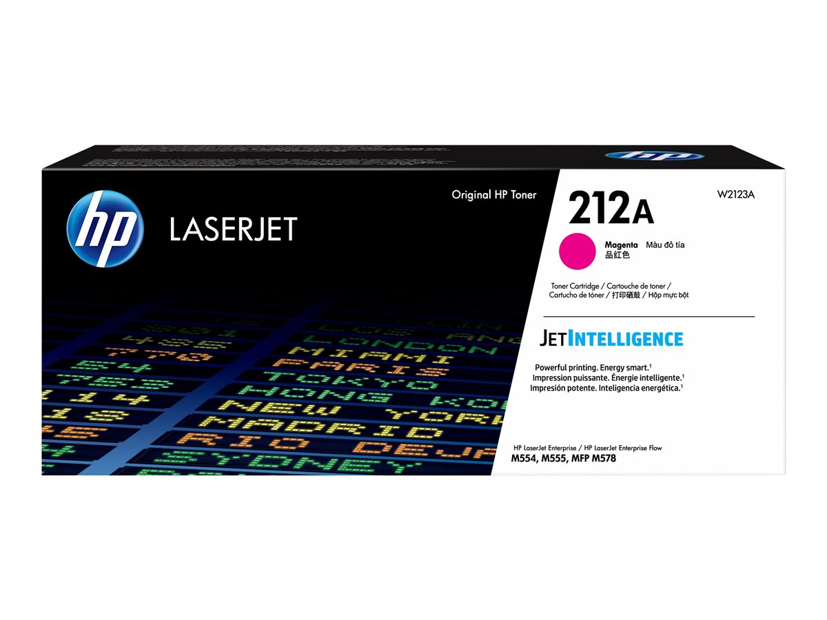 Cartucho de Toner HP 212A Magenta Original W2123A