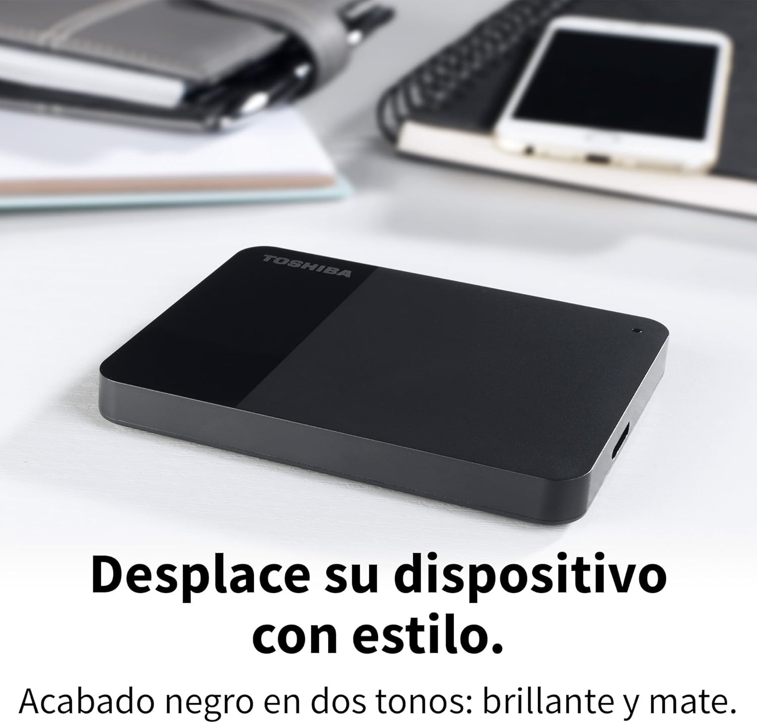 Disco Rígido Portátil Toshiba Canvio Ready 2 TB Preto - Imagem 4