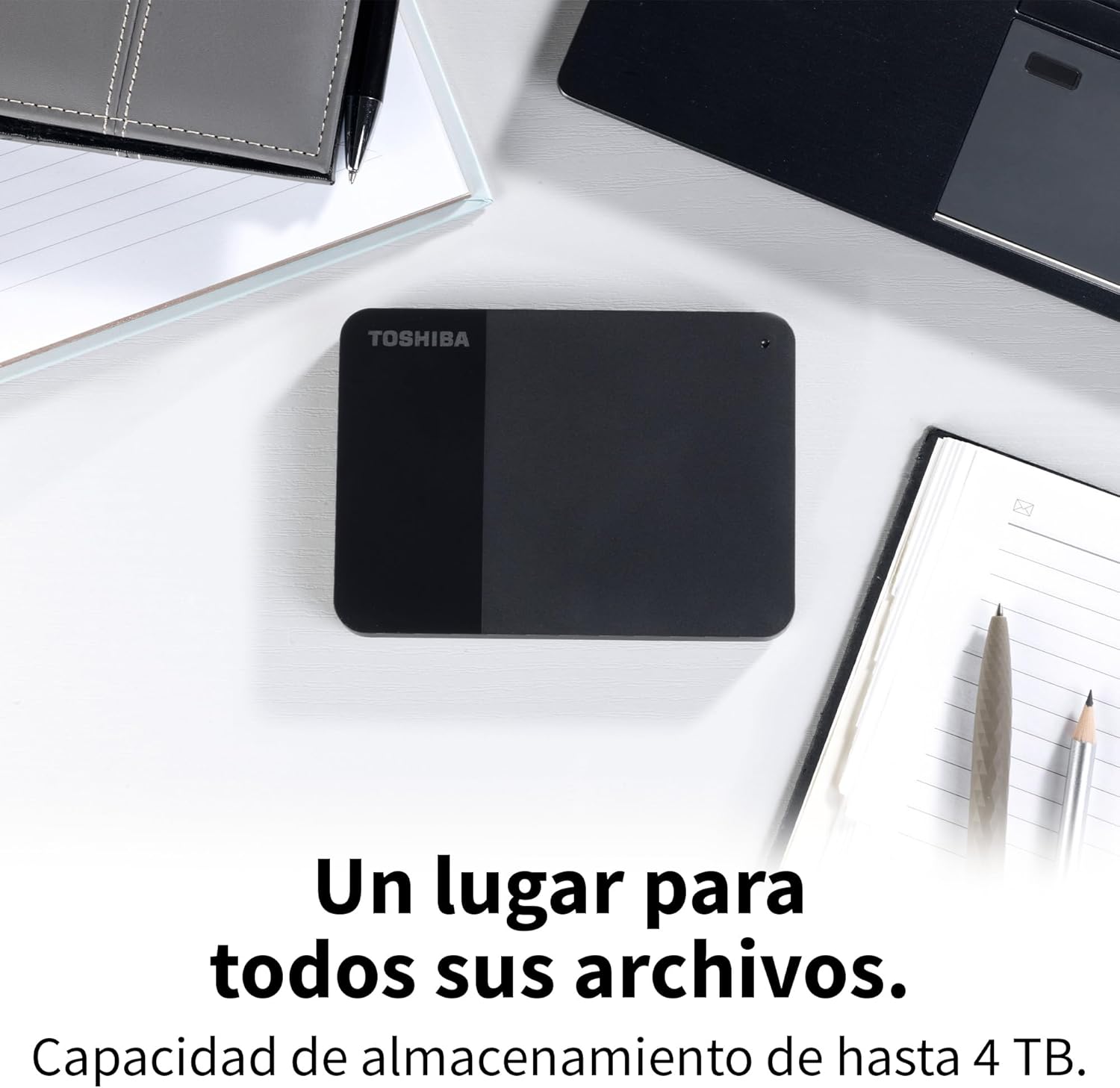 Disco Rígido Portátil Toshiba Canvio Ready 2 TB Preto - Imagem 2