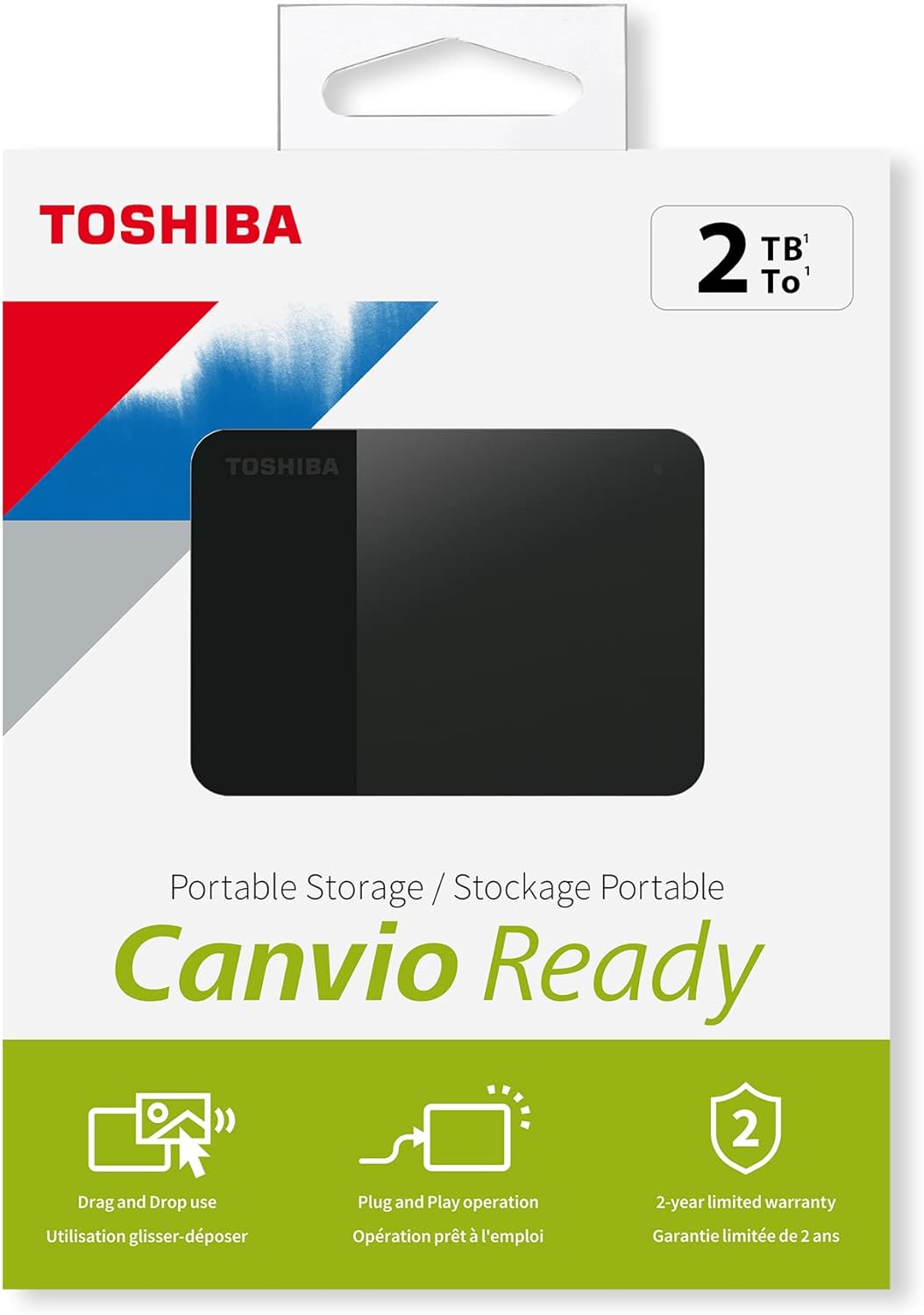 Disco Rígido Portátil Toshiba Canvio Ready 2 TB Preto - Imagem 6