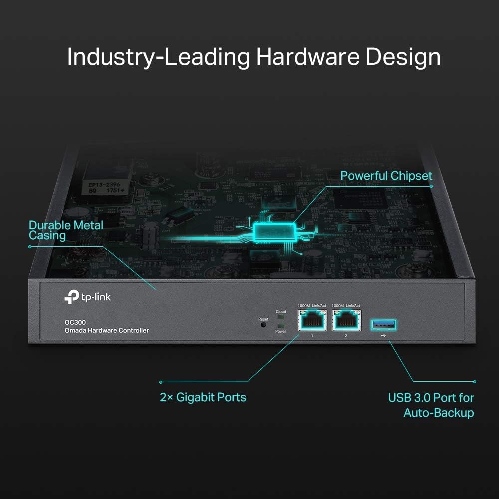 Controlador de Rede TP-Link Omada OC300 Cloud Rack - Imagem 7