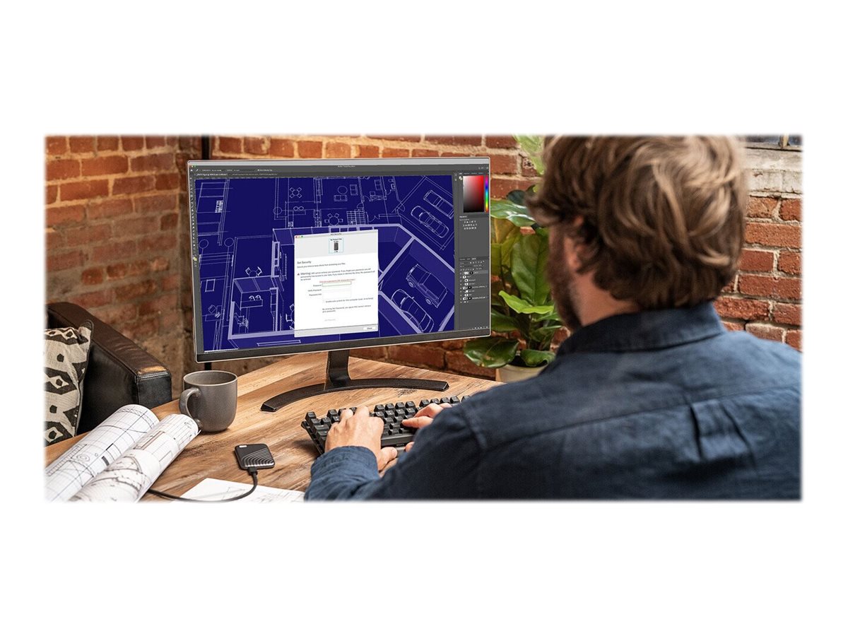 SSD Externo WD My Passport Encriptado 1 TB Cinzento Espaço - Imagem 8