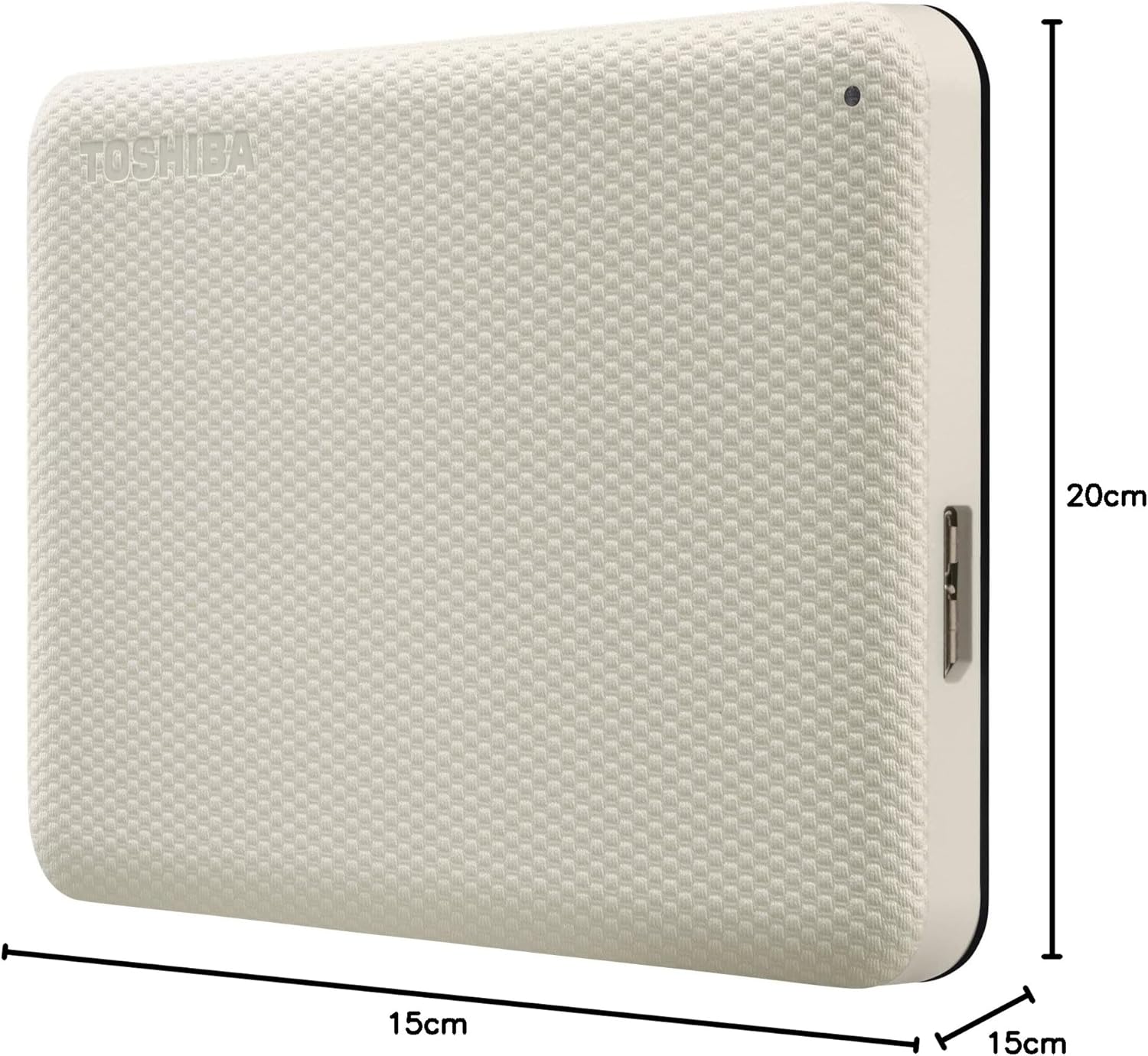 Disco Externo Toshiba Canvio Advance 1 TB Bege Claro - Imagem 7